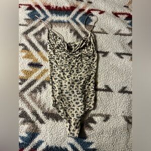 Abercrombie & Fitch cowl neck spaghetti strap body suit